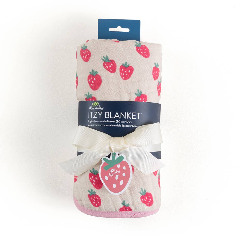 Itzy Ritzy Triple Layer Muslin Blanket