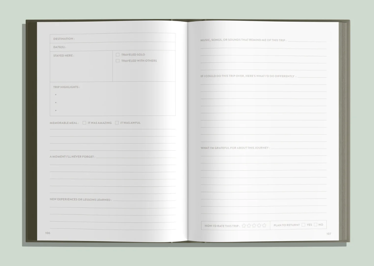 My Travel Journal - Heirloom Story Books and Guided Journals