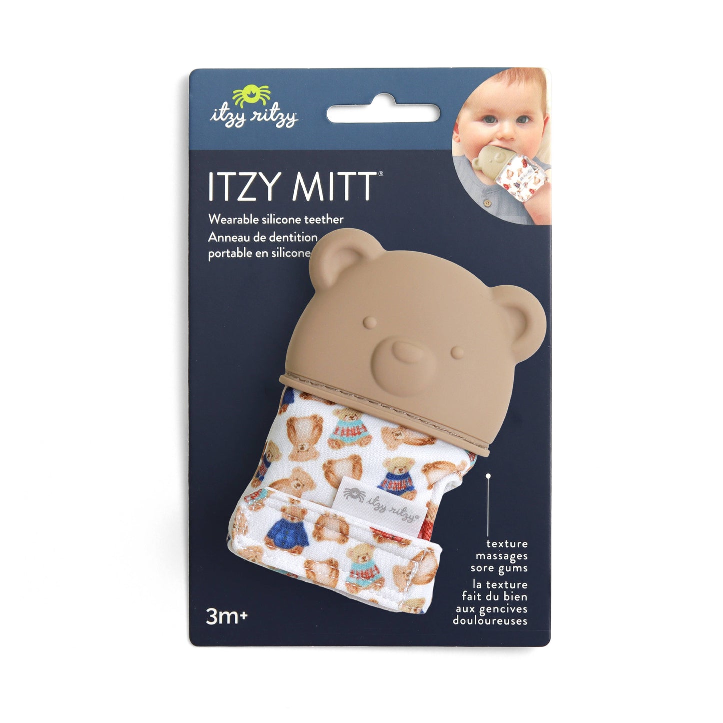 Vintage Bear Teething Mitt®- Itzy Ritzy