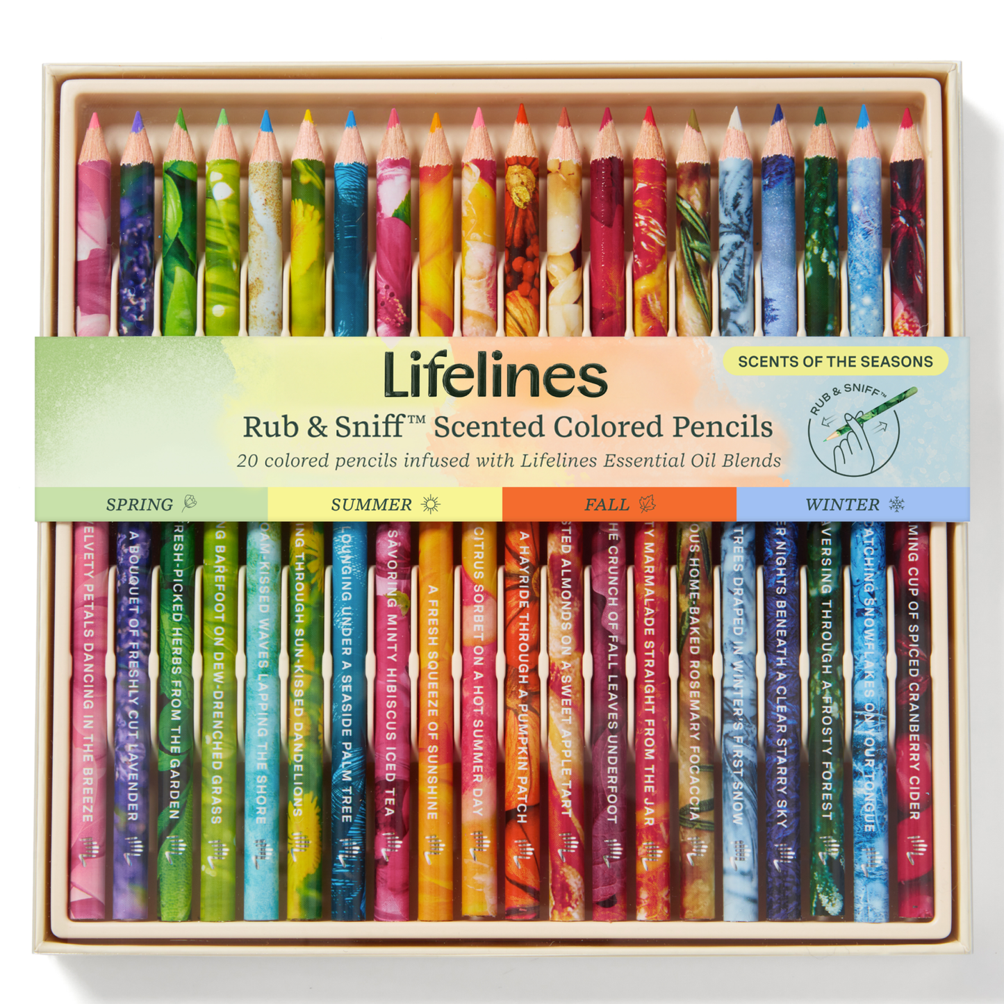Lifelines Scent of the Seasons - Colored Pencil 20 PK