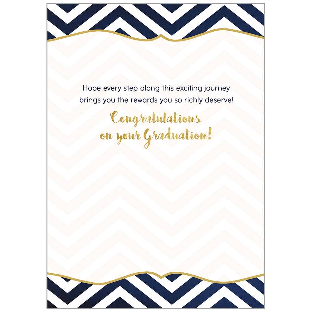 The Adventure Begins -  Graduation Greeting Card