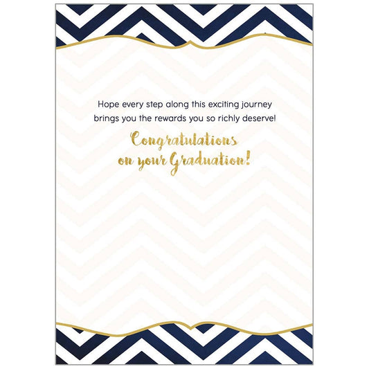 The Adventure Begins -  Graduation Greeting Card