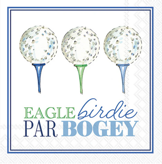 Cocktail Napkins - Eagle, Birdie, Par