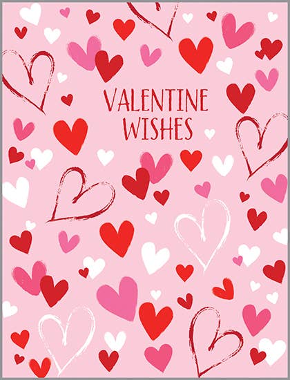 Valentine Wishes - Valentine's Day Greeting Card