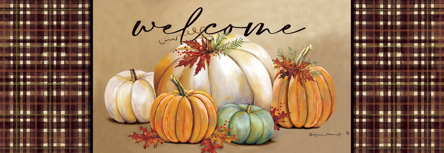 Pumpkin Trio Signature Sign - Custom Decor