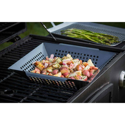 Square Grilling Basket with Handles - Non-Stick