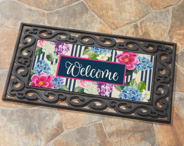 Floral Pattern Sassafras Switch Mat Doormat Insert