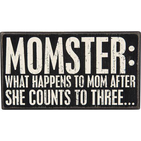 Momster Box Sign
