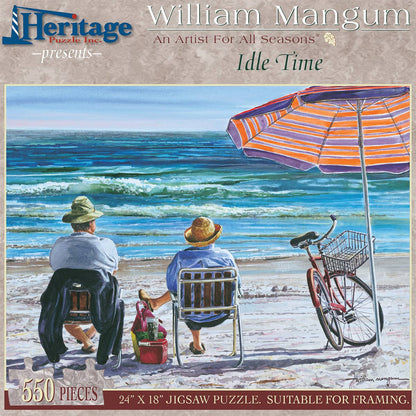 Idle Time 550 Piece Puzzle- Heritage Puzzle