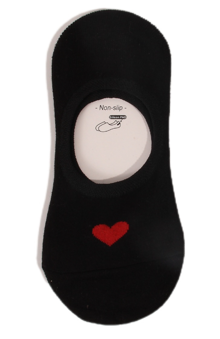 Be Mine No Show Socks - 1 Pair, Color Options