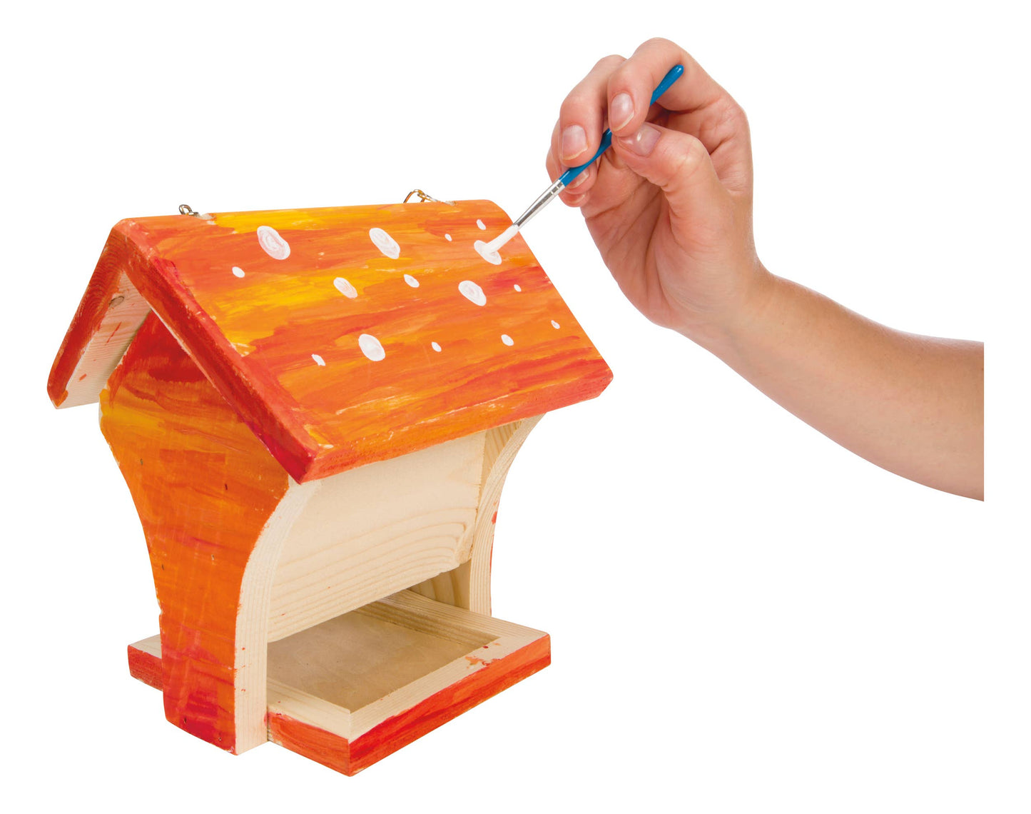 Beetle & Bee Paint A Bird House - Kids Craft Project