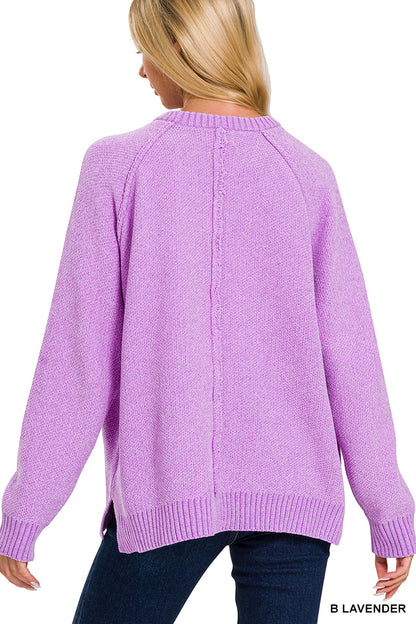 Chenille Raglan Sweater