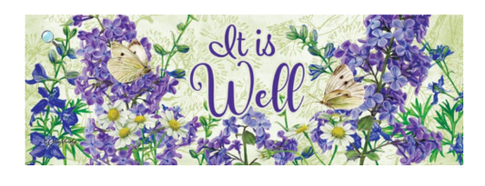 It Is Well Signature Sign - Custom Decor