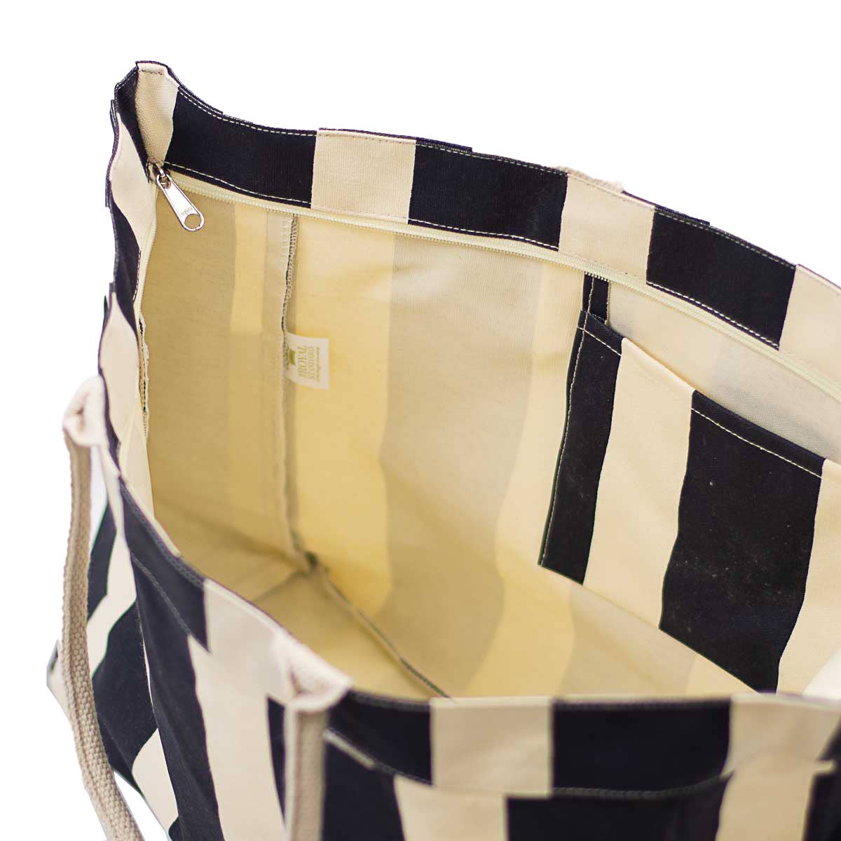 Cabana Stripe Tote Bag - Navy