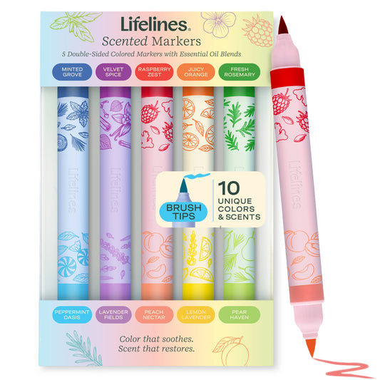 Lifelines Scented Markers - 10 colors