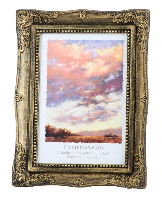 Philippians 4:13 Framed Art - "I Can Do All Things Through Christ"