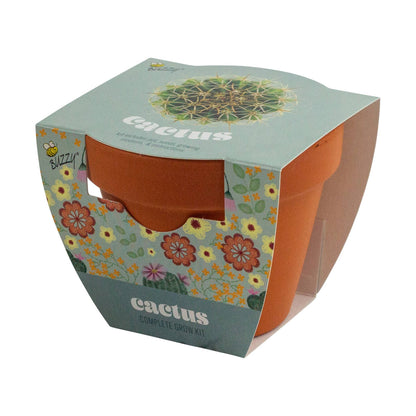 Cactus Grow Starter Kit with 3.3" Terracotta Pot