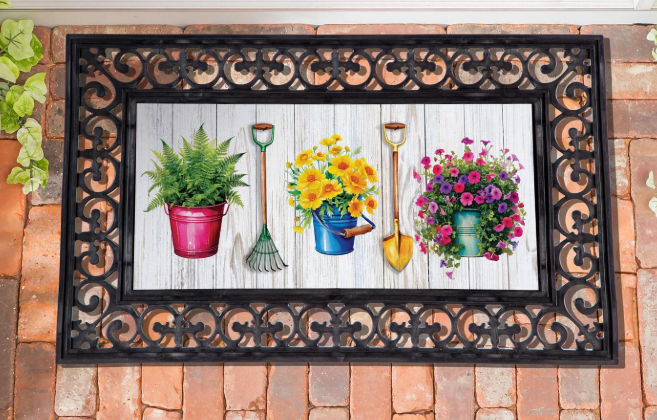 Garden Tool Trio Sassafras Switch Mat Doormat Insert