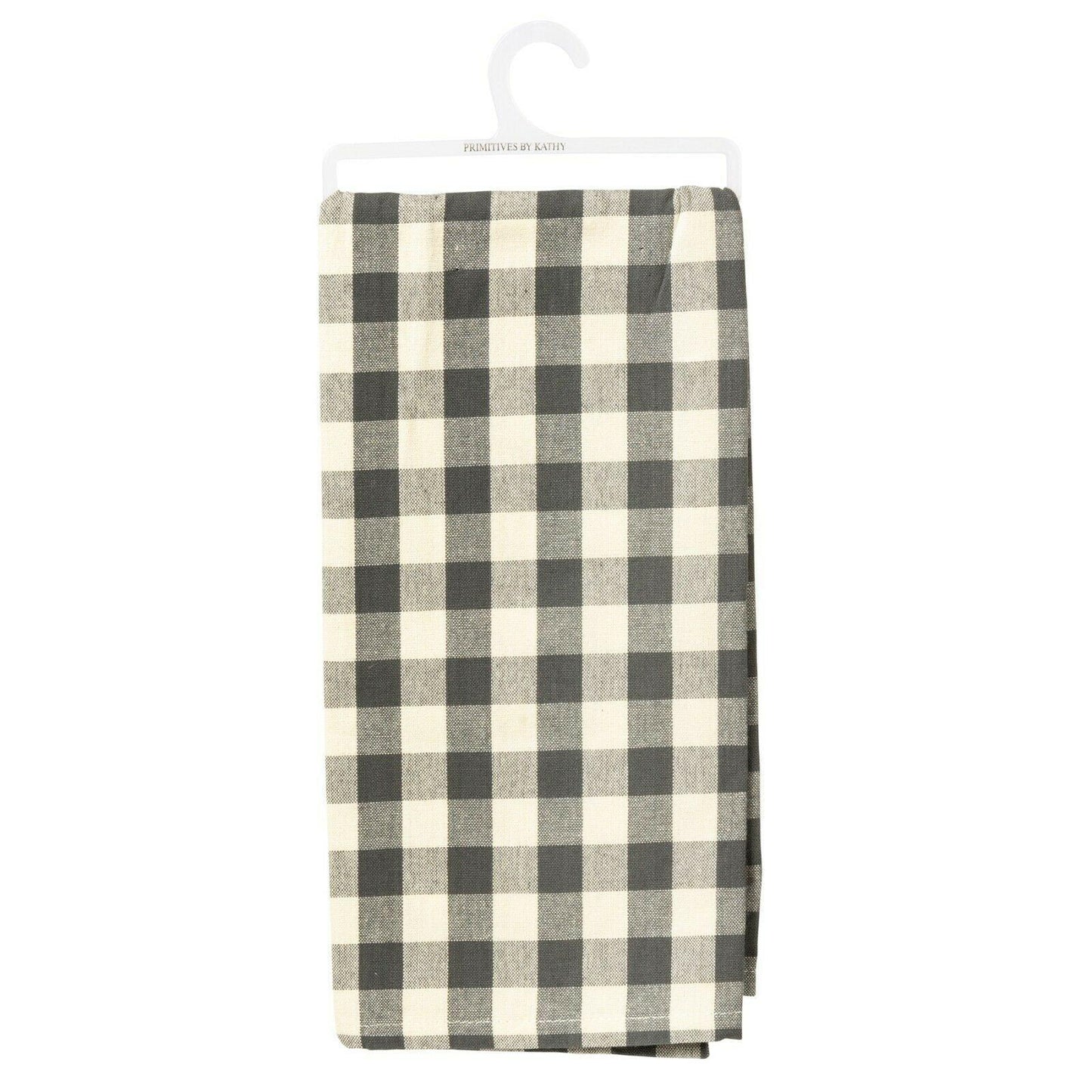 Kitchen Towel Gray Buffalo Check