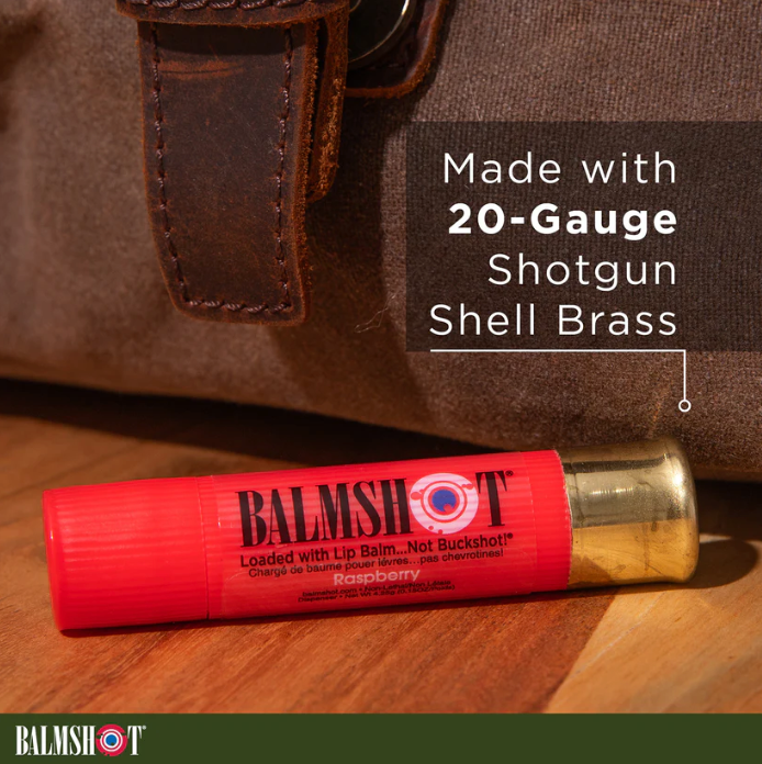 Balmshot Raspberry Moisturizing Lip Balm