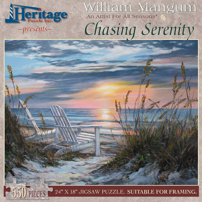 Chasing Serenity 550 Piece Puzzle - Heritage Puzzle