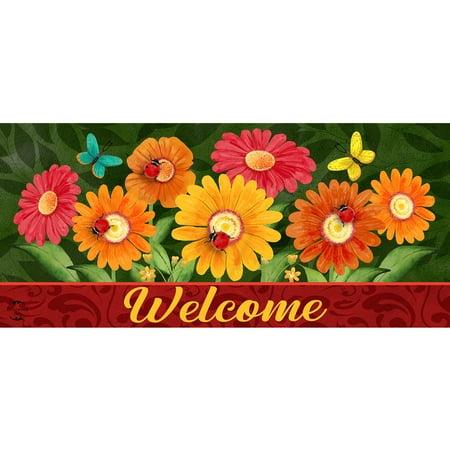 Colorful Daisies Mini Mat - Fits Sassafras Mat Base Trays