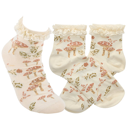 Cottage Garden Ruffle Socks