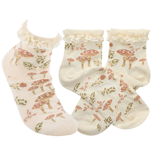 Cottage Garden Ruffle Socks