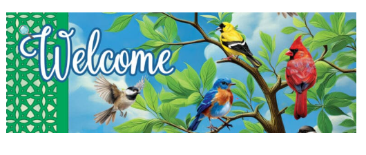Bird Branch Signature Sign - Custom Decor