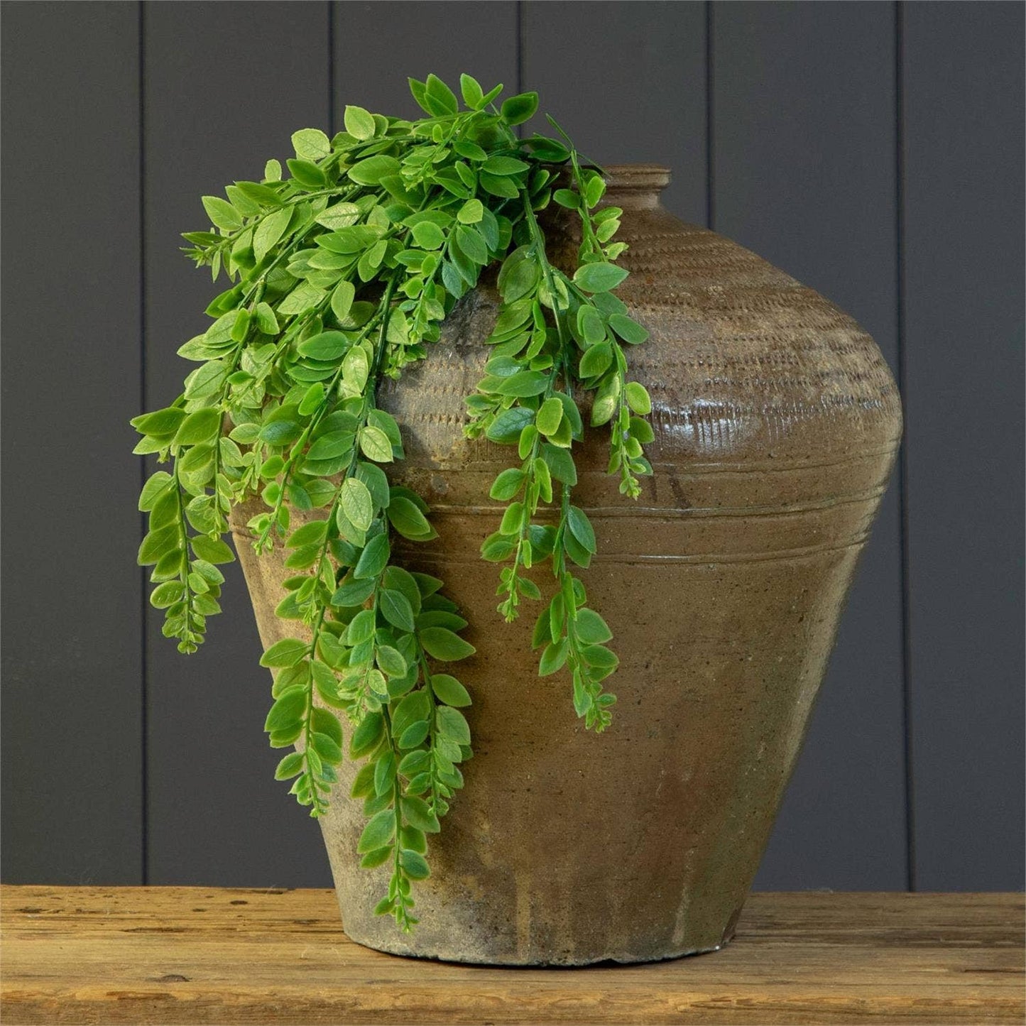 Cascading Mini Leaves - Real Feel Hanging Bush