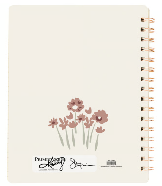 Plans to Prosper You Spiral Notebook