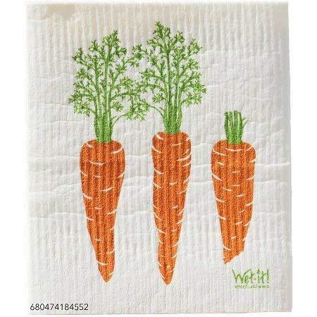 Swedish Dishcloth - Carrot Patch