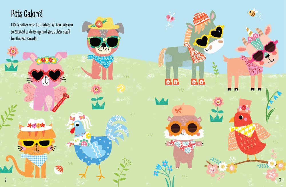 My Sticker Dress-Up: Pets Children's Book