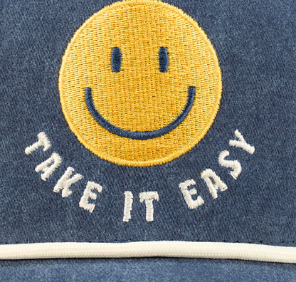 Take It Easy Smiley Face Trucker Hat