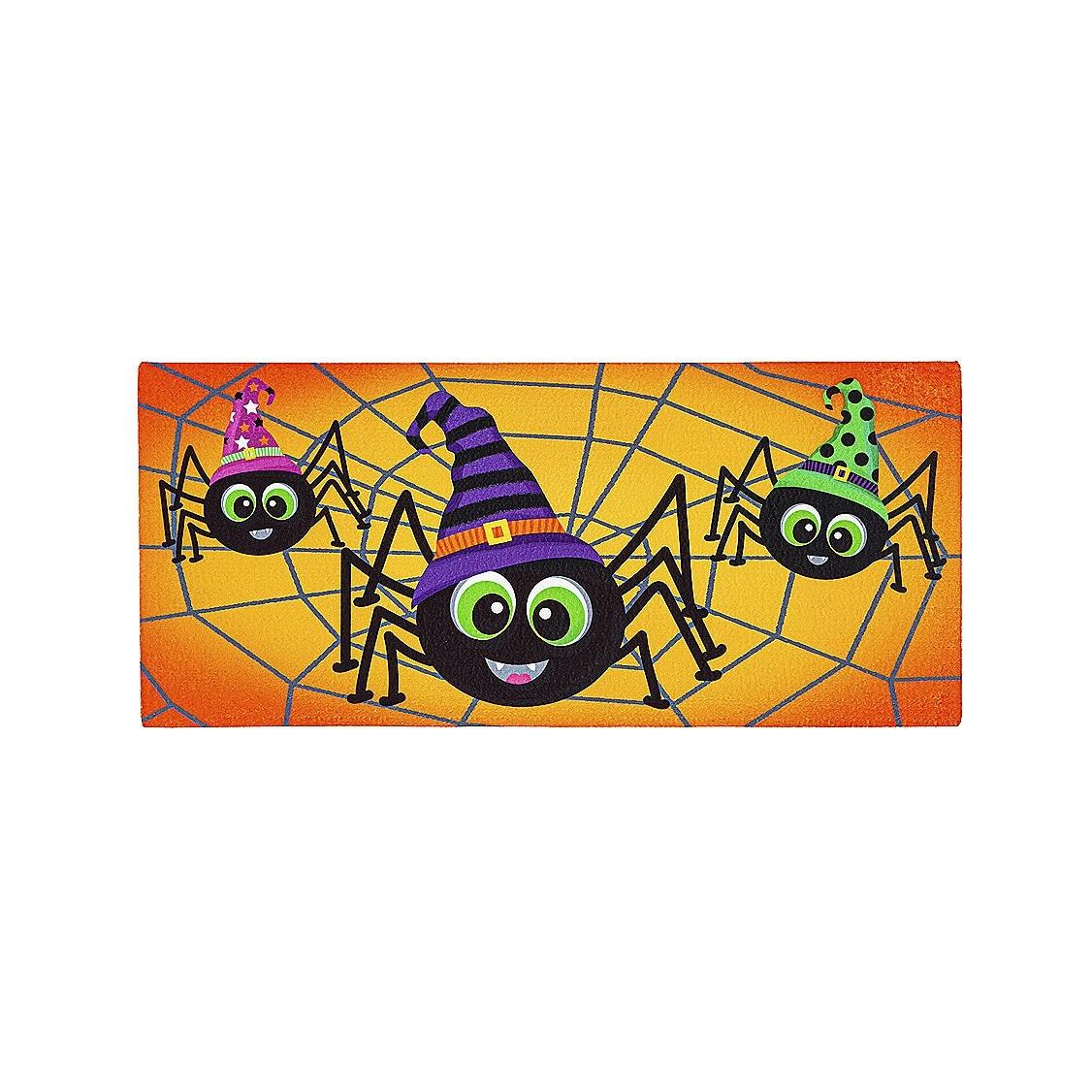 Happy Halloween Spiders Sassafras Switch Mat