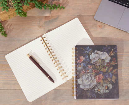 Moody Floral Spiral Notebook