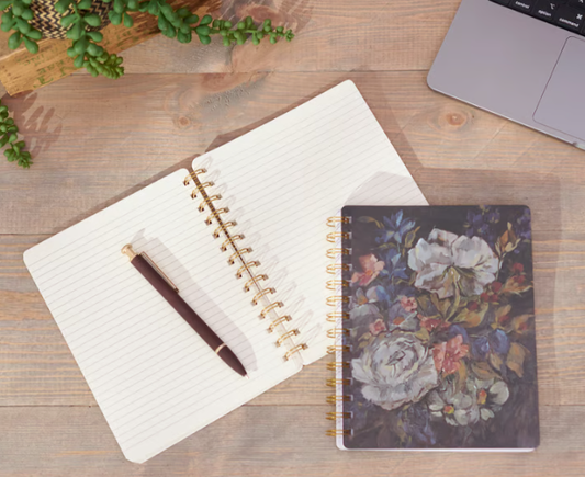 Moody Floral Spiral Notebook
