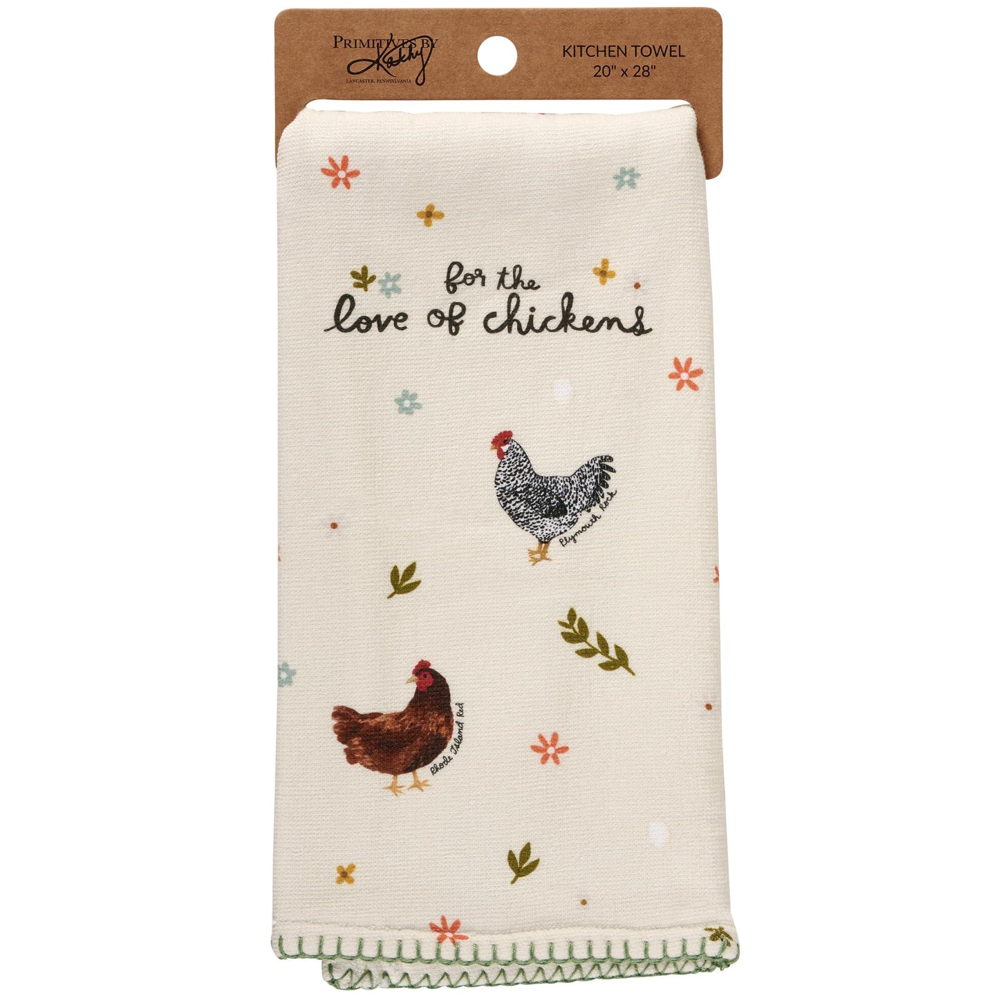 Kitchen Towel Love of Chickens