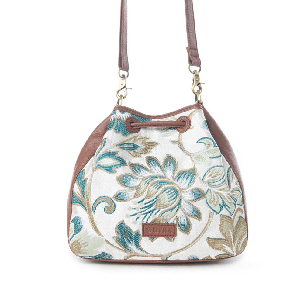 Old Soul Bucket Bag in Alpine White - Myra