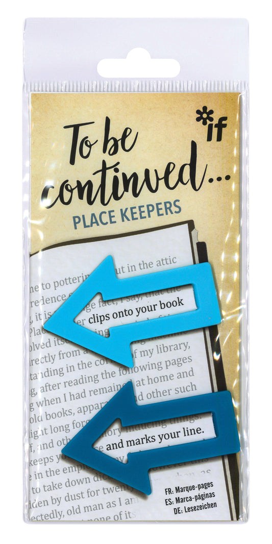 To Be Continued Place Keepers Bookmarks - Color Options