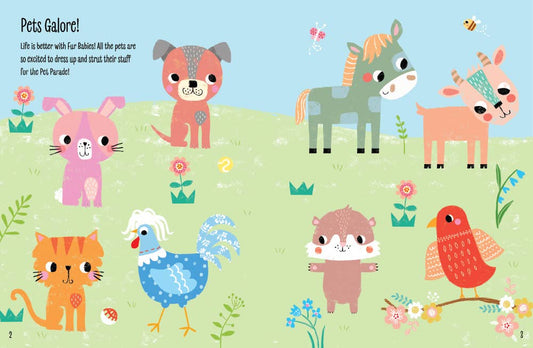 My Sticker Dress-Up: Pets Children's Book