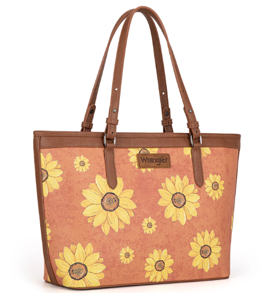 Sunflower Print Tote Bag - Wrangler