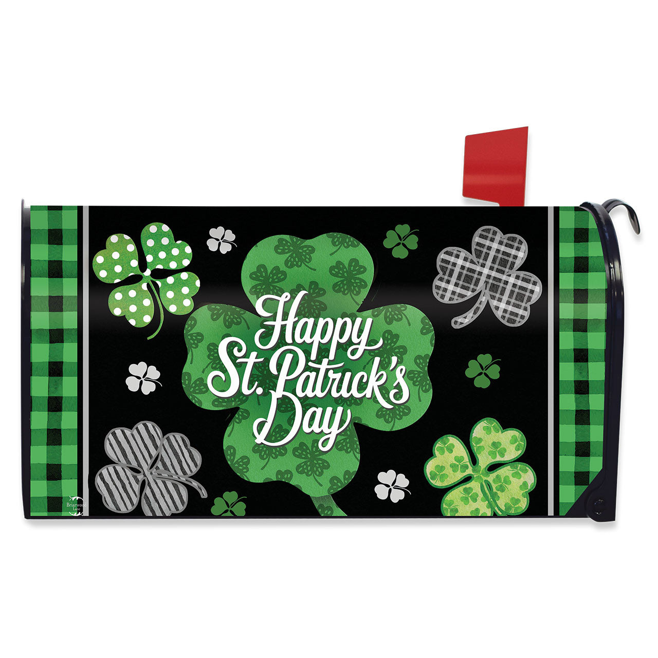 Scattered Shamrocks Mailbox Cover - Oversized
