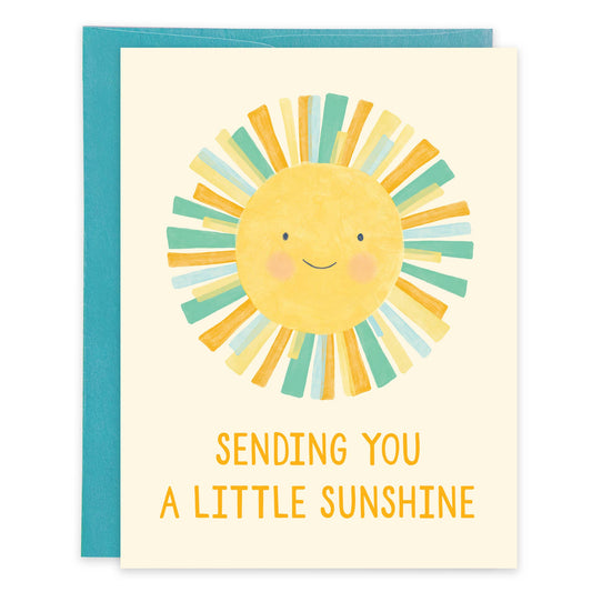 Get Well Greeting Card - Sending you a Little Sunshine