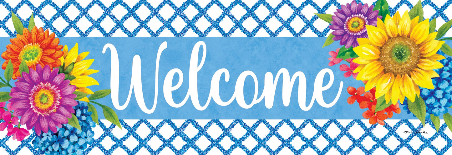 Floral Vines Signature Sign - Custom Decor