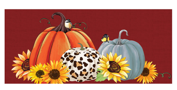 Animal Print Pumpkin Sassafras Switch Mat Insert