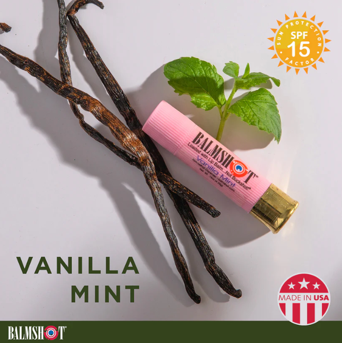 Balmshot Vanilla Mint Moisturizing Lip Balm