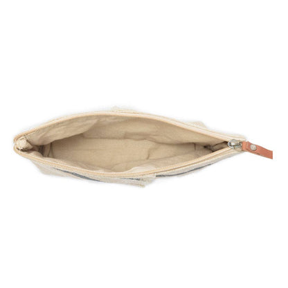 Sierra Loom Pouch in Vintage Beige - Myra Bag