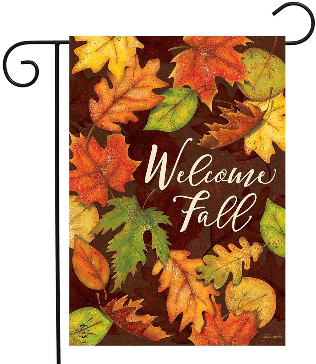 Leaf Toss Fall Garden Flag