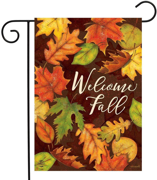 Leaf Toss Fall Garden Flag